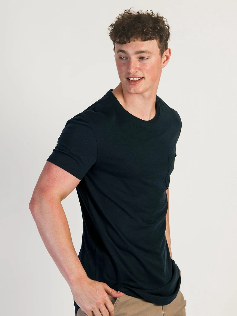 LONGLINE TEE - NAVY CLEARANCE