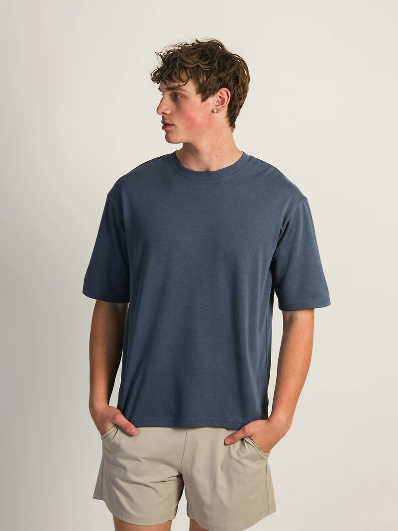 KOLBY KEEP COOL BOXY FIT TEE - VINTAGE BLUE