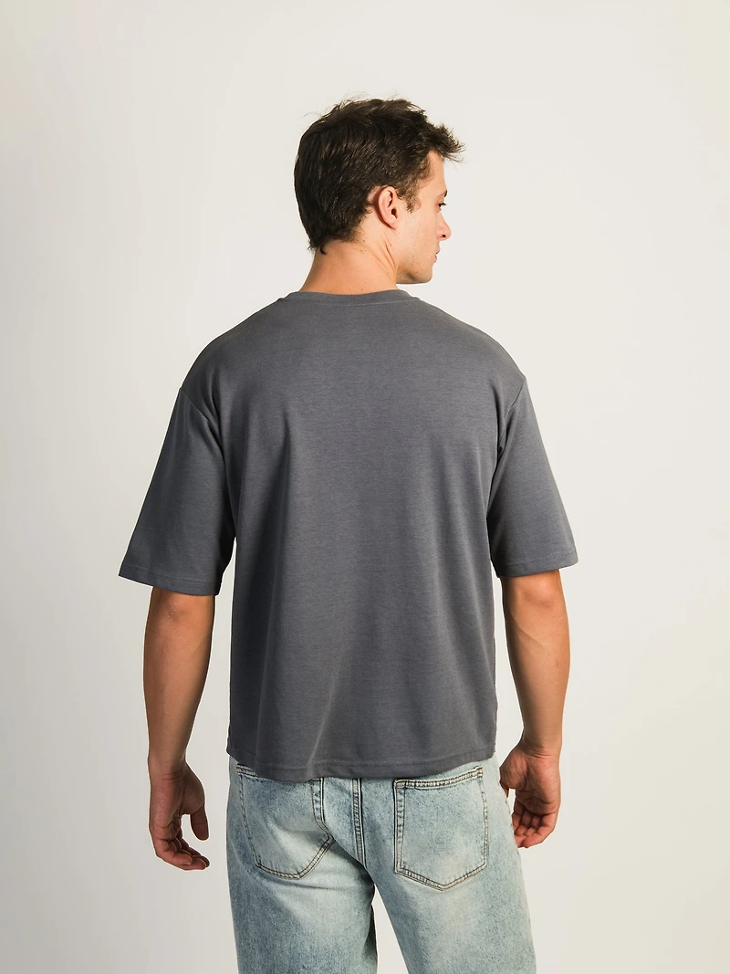 T-SHIRT BOXY FIT - DUSTY BLUE