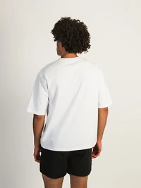 T-SHIRT COUPE BOXY - BLANC