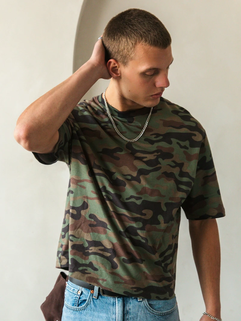 T-SHIRT COURT - CAMOUFLAGE