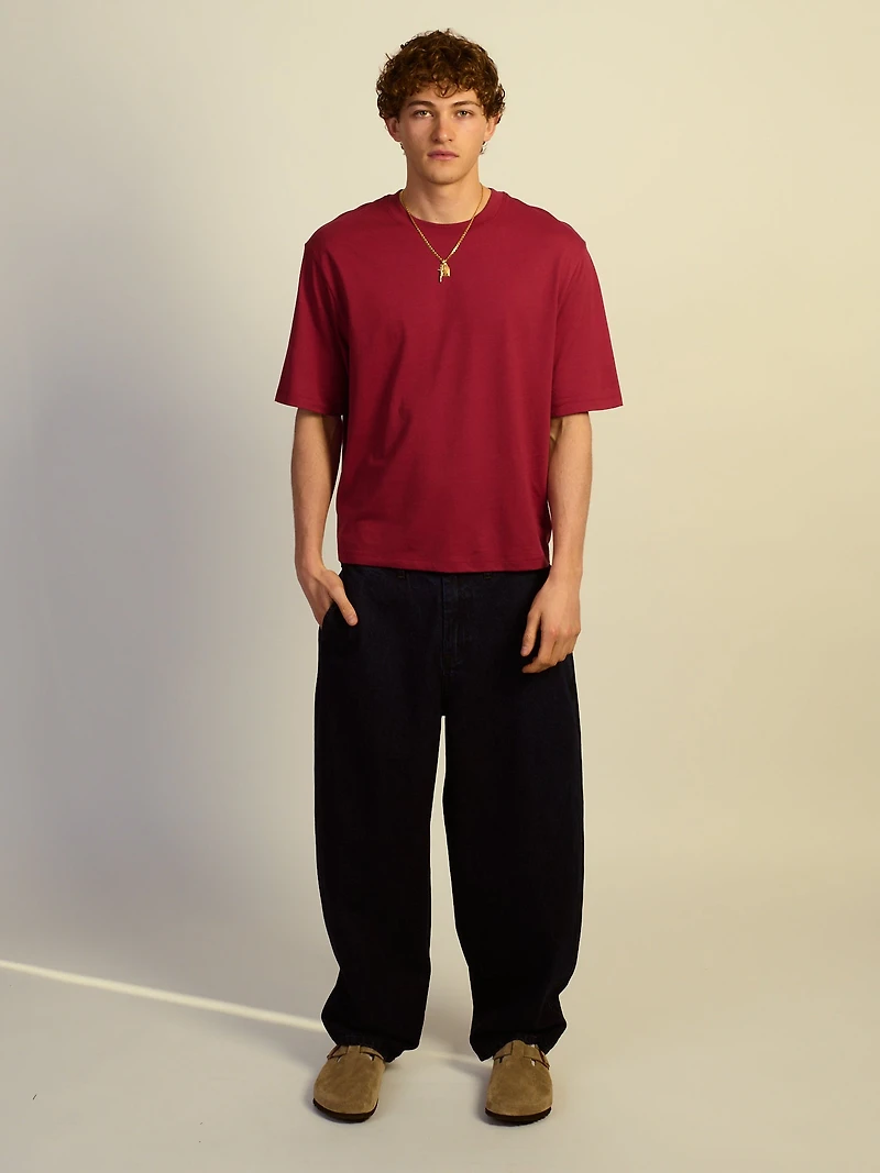 TEE-SHIRT COUPE COURTE - CRANBERRY