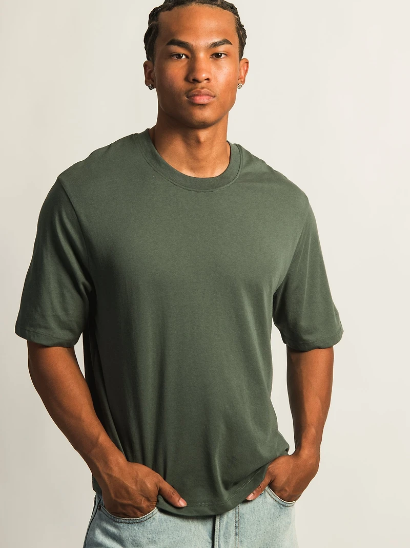 SHORT CUT TEE - GREEN