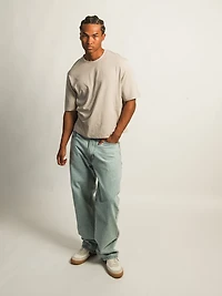SHORT CUT TEE - PEBBLE