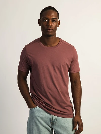 T-SHIRT RAS DU COU VICTOR - BORDEAUX