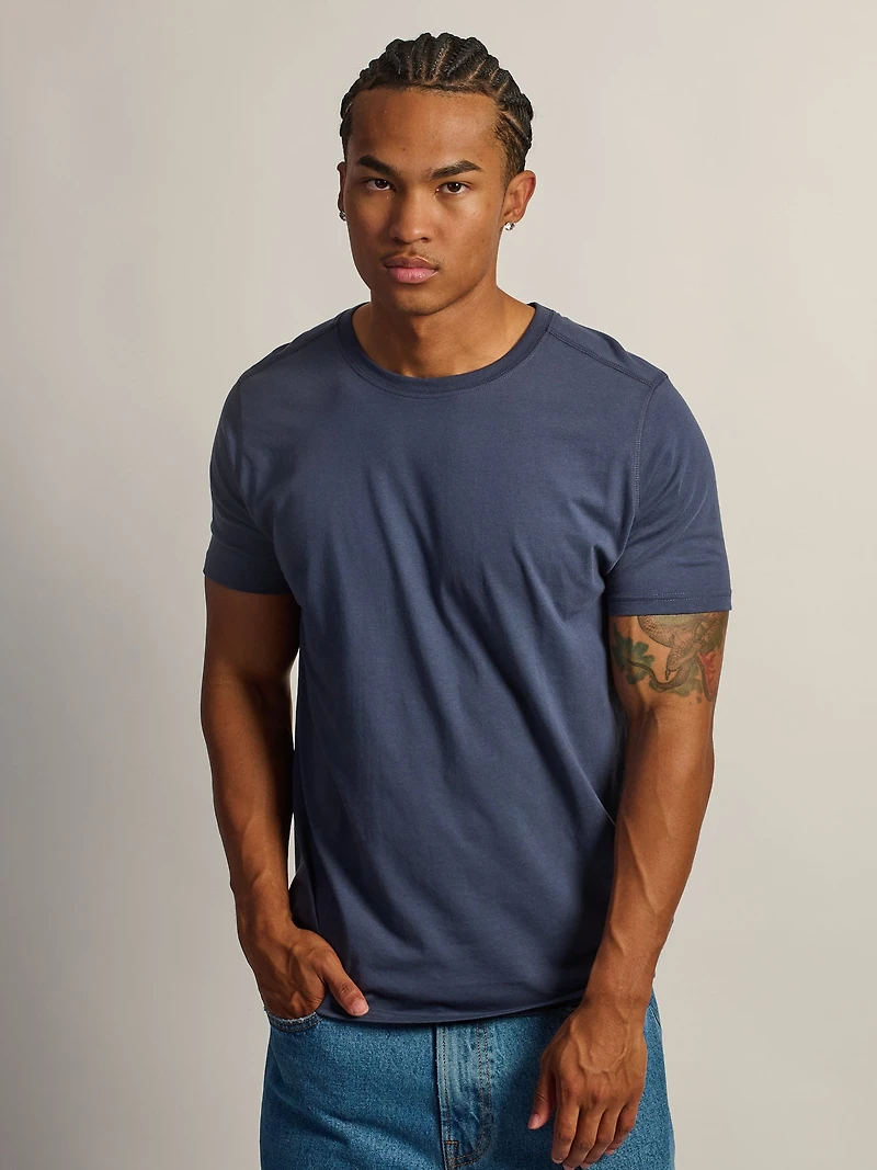 VICTOR CREWNECK - CHARCOAL NAVY