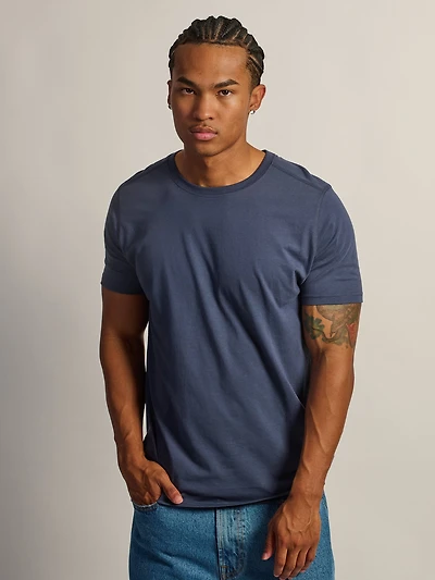 VICTOR CREWNECK - CHARCOAL NAVY