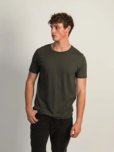 VICTOR CREWNECK TEE - FOREST WASH