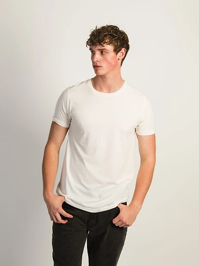 VICTOR CREWNECK TEE - OFF WHITE