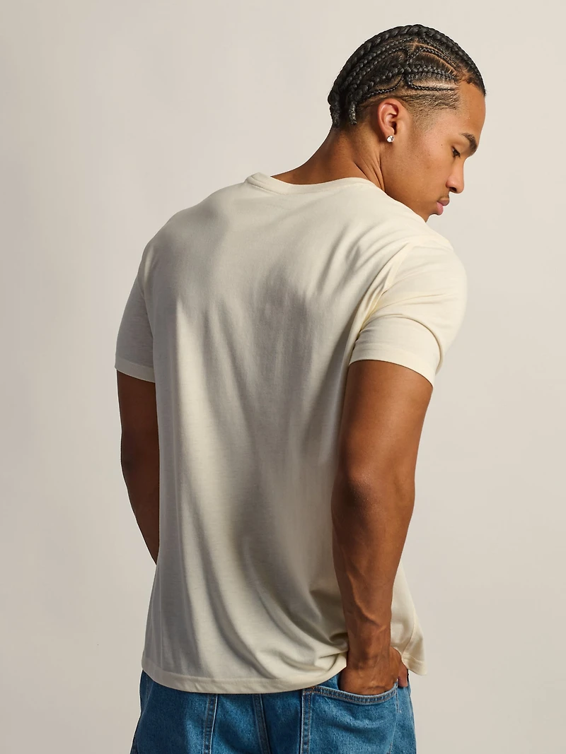 T-SHIRT BOATHOUSE VICTOR CREWNECK – BLANC CASSÉ