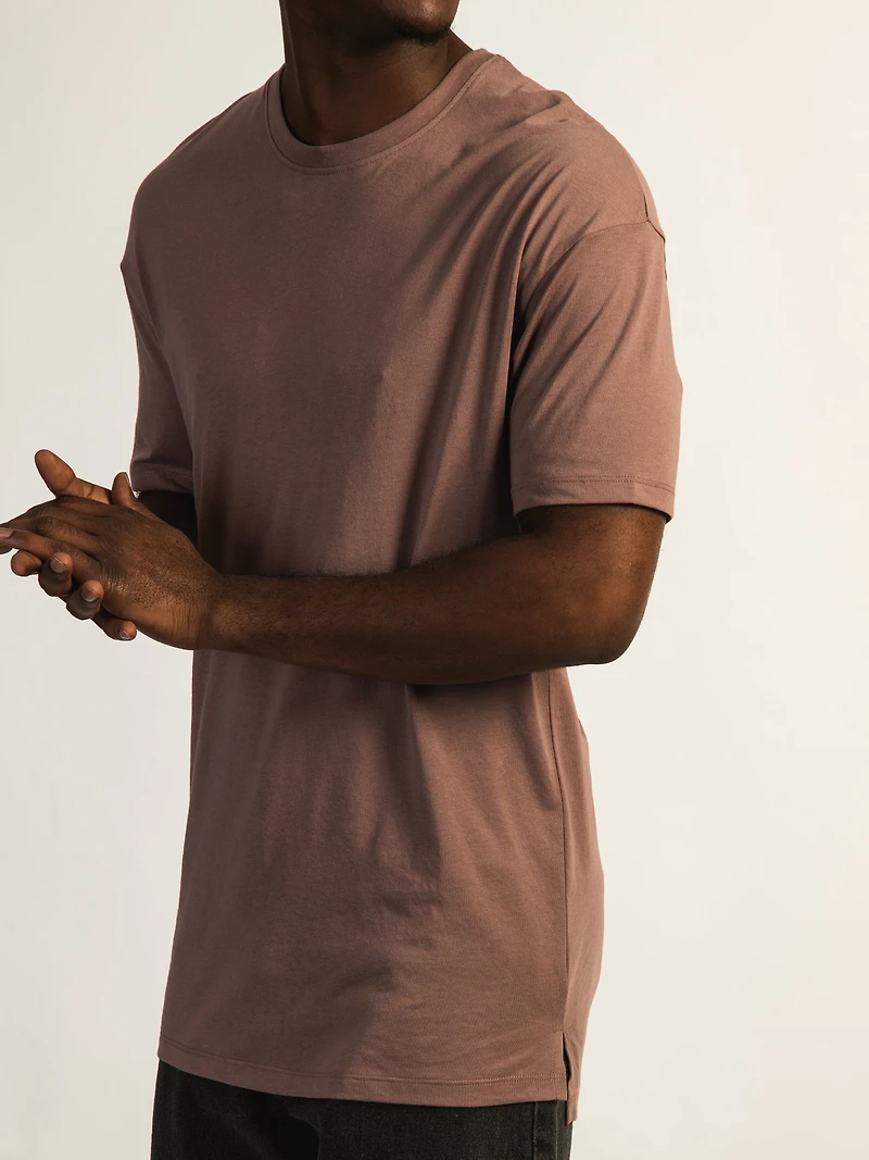 T-SHIRT LONG - BORDEAUX