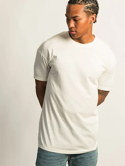 LONG FIT TEE- CREAM