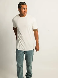 LONG FIT TEE- CREAM