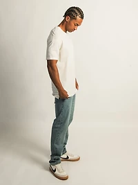 LONG FIT TEE- CREAM