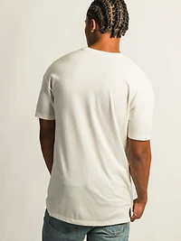 LONG FIT TEE- CREAM