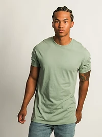 LONG FIT TEE- GREEN