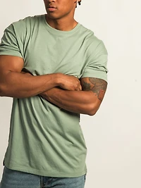 LONG FIT TEE- GREEN