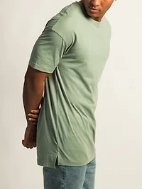 LONG FIT TEE- GREEN