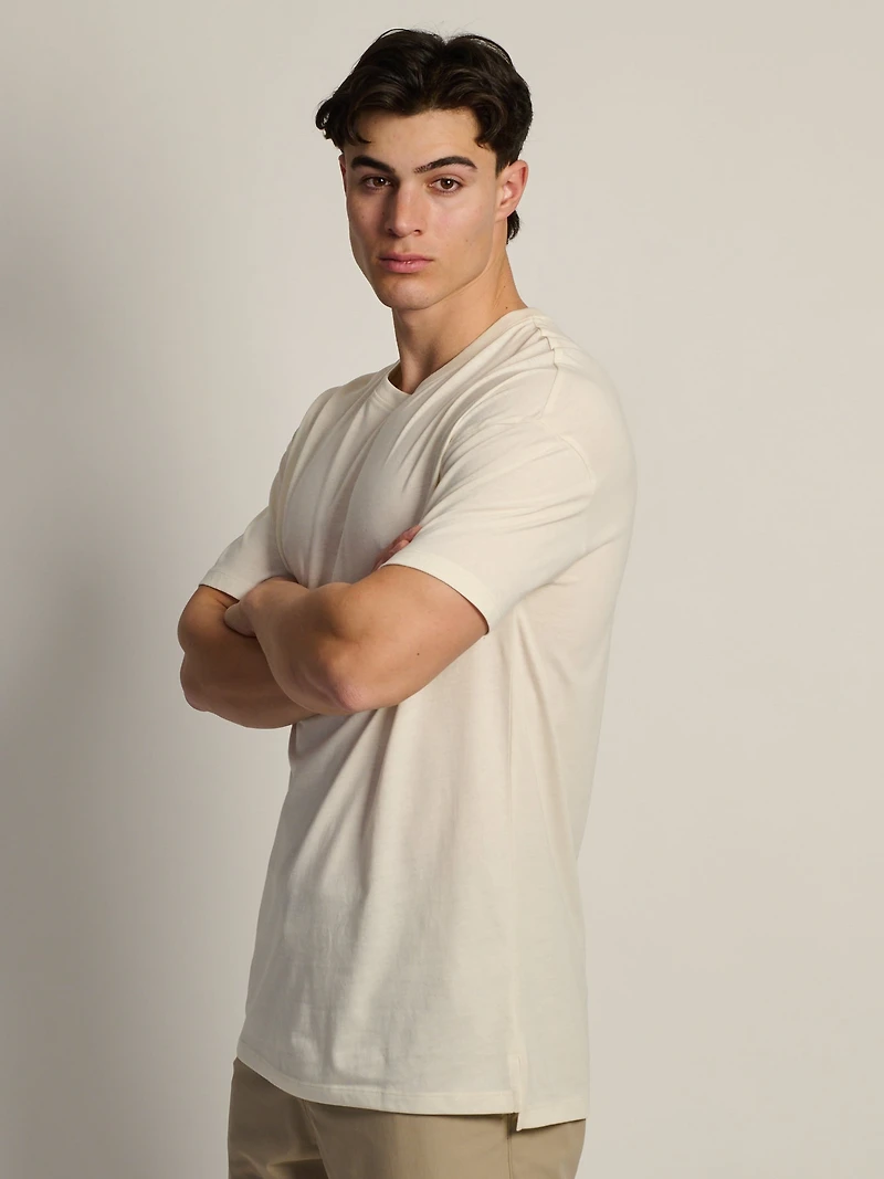 LONG FIT TEE - OFF WHITE