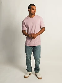 LONG FIT TEE- ROSE