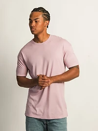 LONG FIT TEE- ROSE