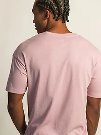 LONG FIT TEE- ROSE