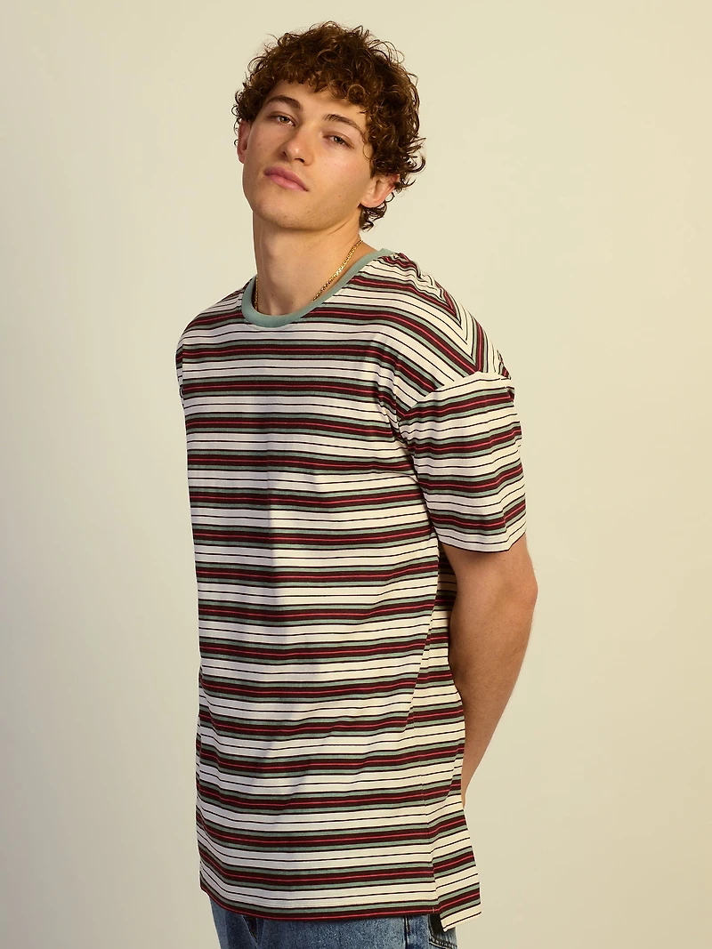 LONG FIT TEE - STRIPE