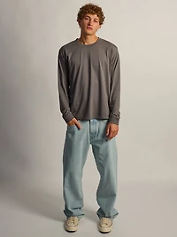 LONG SLEEVE TEE - CHARCOAL