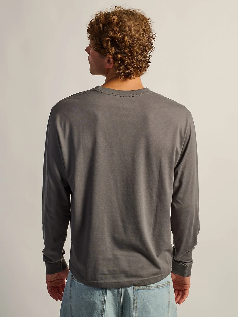 T-SHIRT À MANCHES LONGUES - CHARBON