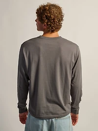 T-SHIRT À MANCHES LONGUES - CHARBON