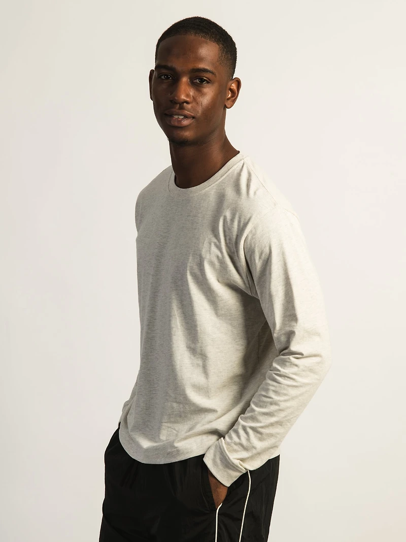LONG SLEEVE TEE - OATMEAL