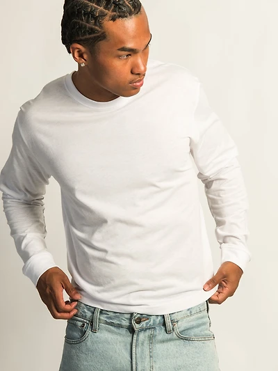 LONG SLEEVE TEE - WHITE