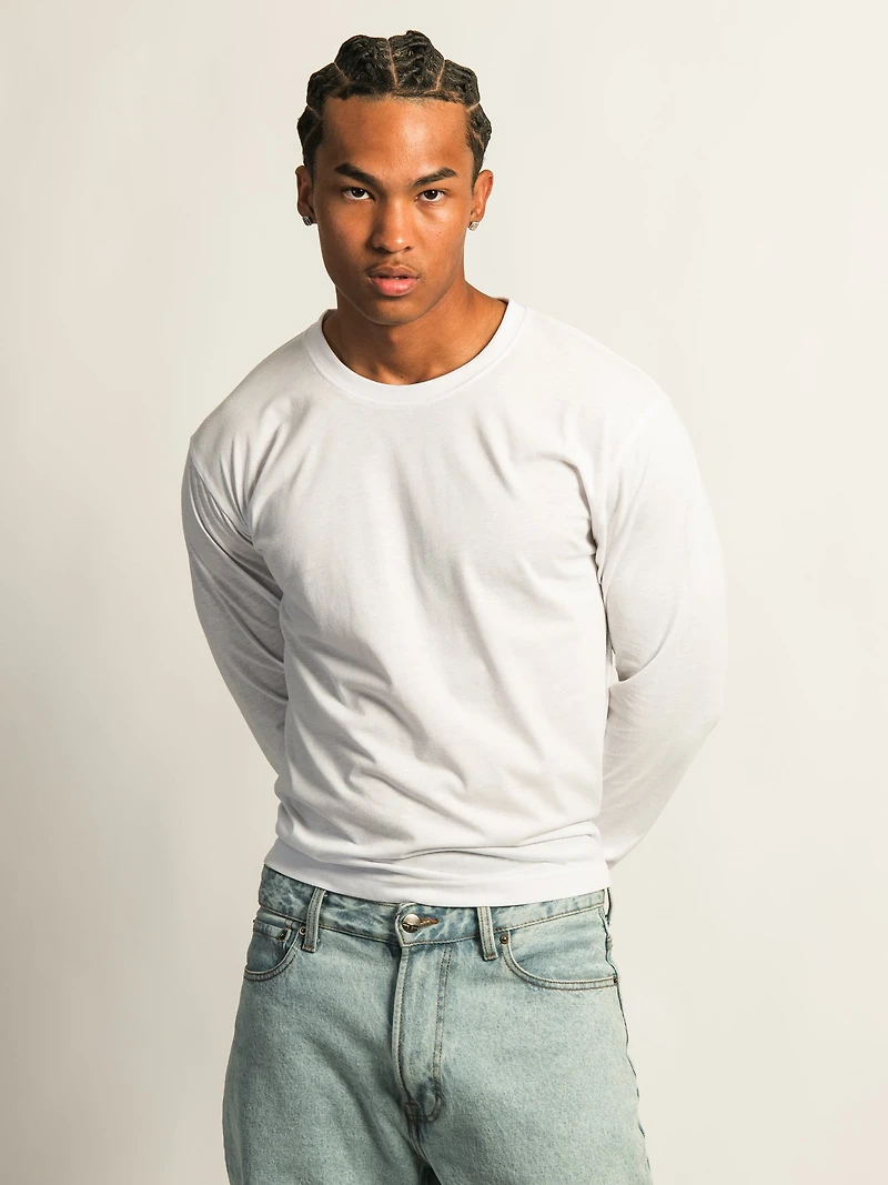 LONG SLEEVE TEE - WHITE