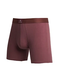 BOATHOUSE SOLID BOXER BRIEF - MAUVE