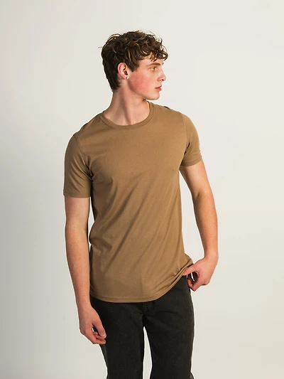 VICTOR CREWNECK TEE - BEIGE