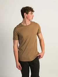VICTOR CREWNECK TEE - BEIGE