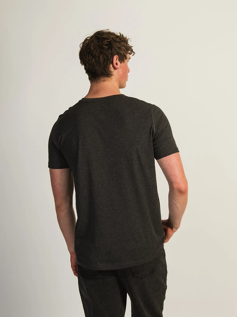 VICTOR CREWNECK TEE - DARK GREY