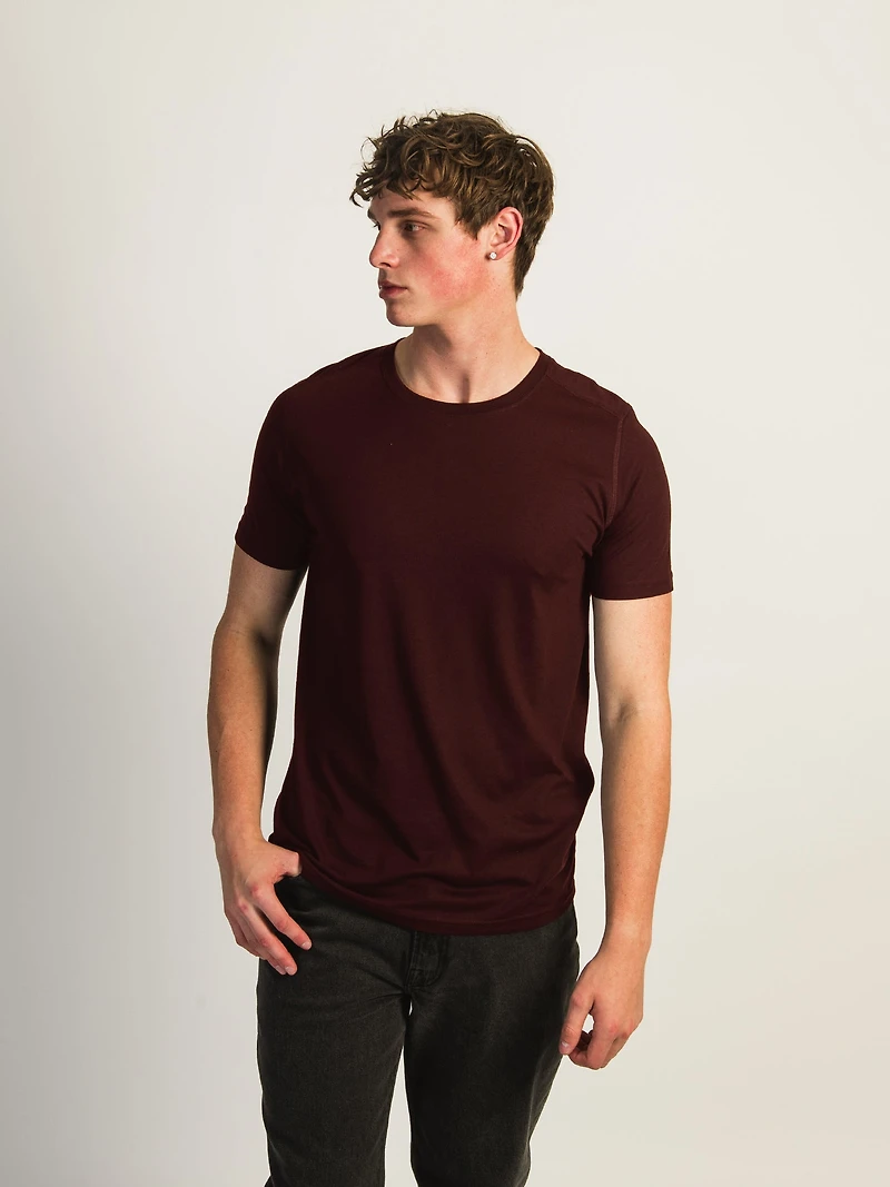VICTOR CREWNECK TEE - PLUM