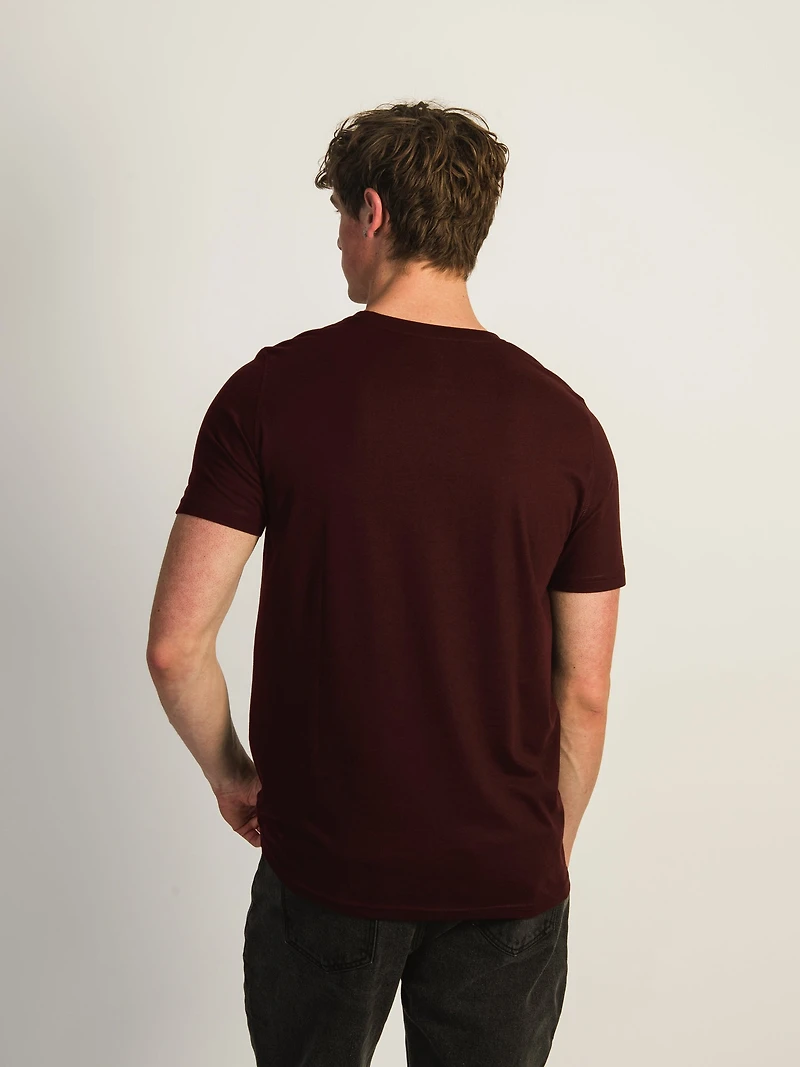 T-SHIRT VICTOR RAS DU COU - PLUM