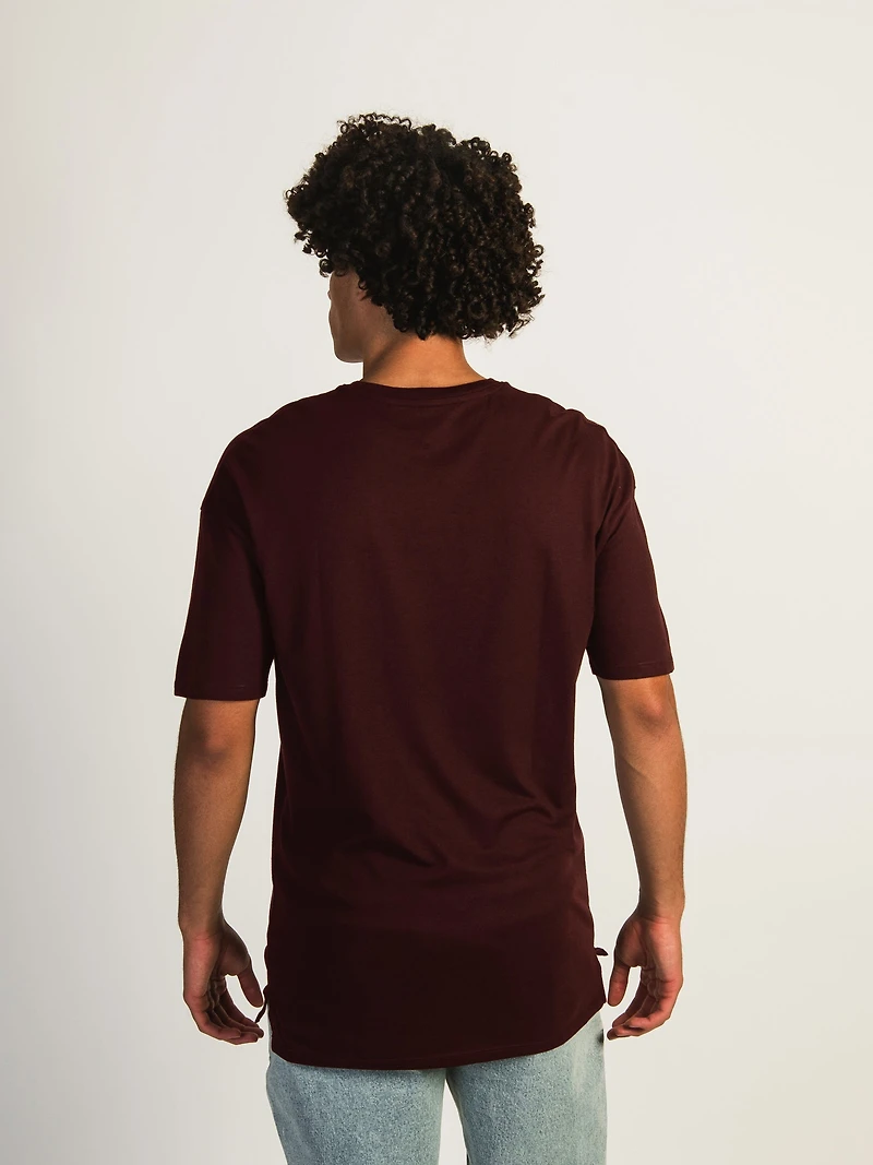 T-SHIRT COUPE LONGUE – PLUM