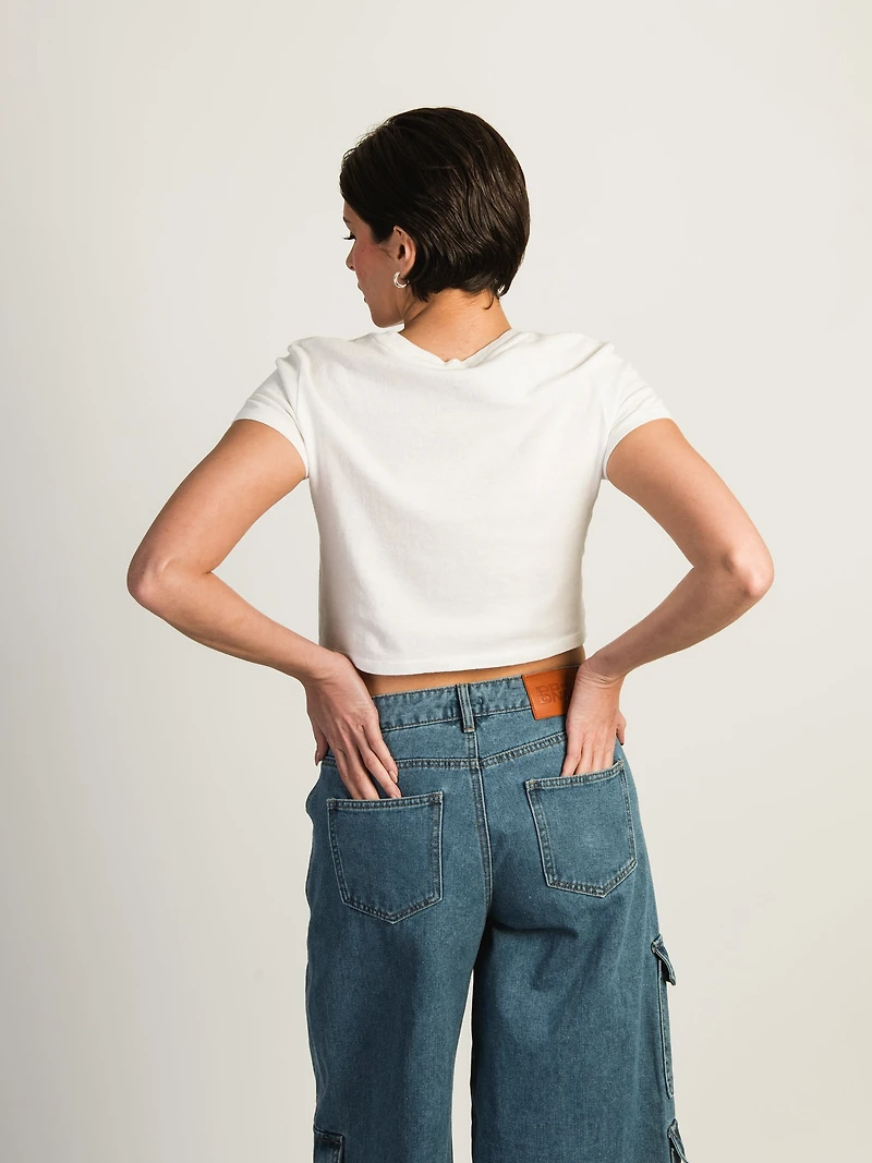 BILLABONG BY THE SEA CROPPED T-SHIRT