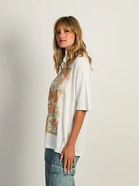 T-SHIRT BILLABONG LOVE IS ALL - CRYSTAL