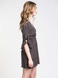 WOMENS LOVE LIGHT DRESS - BLACK CLEARANCE