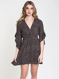 ROBE FEMME LOVE LIGHT - NOIR LIQUIDATION