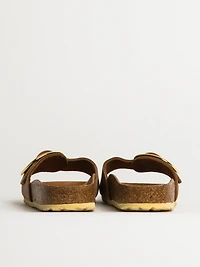 WOMENS BIRKENSTOCK MADRID BIG BUCKLE OILED LEATHER SANDALS - MEDIUM/NA