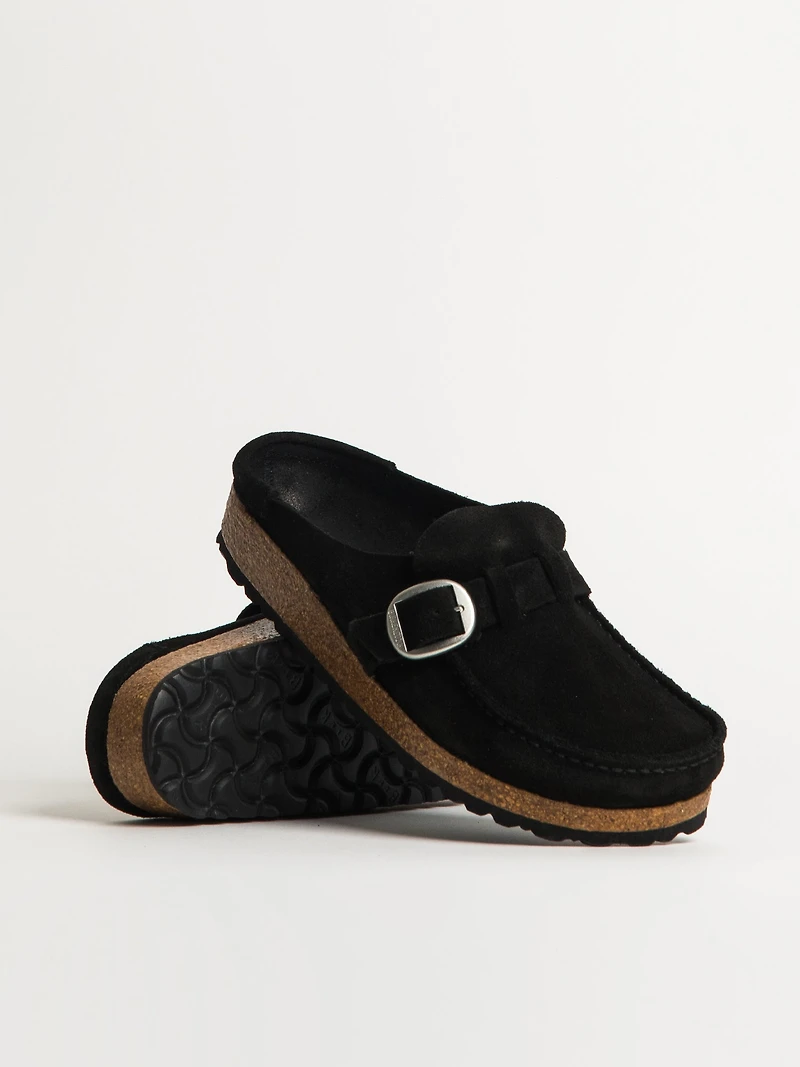 WOMENS BIRKENSTOCK BUCKLEY CLOGS - MEDIUM/NARROW BLACK