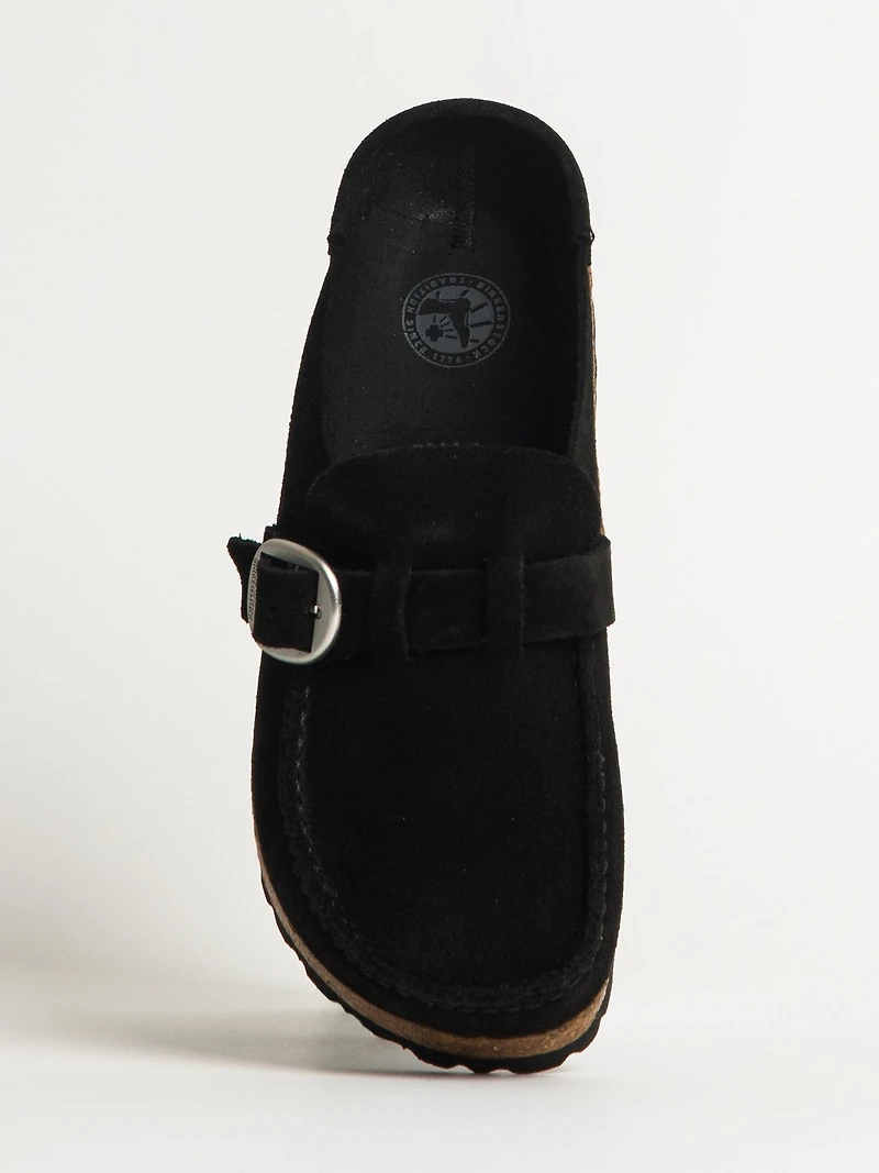 WOMENS BIRKENSTOCK BUCKLEY CLOGS - MEDIUM/NARROW BLACK