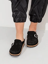 WOMENS BIRKENSTOCK BUCKLEY CLOGS - MEDIUM/NARROW BLACK