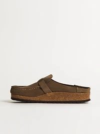 WOMENS BIRKENSTOCK BUCKLEY SUEDE NARROW - TAUPE