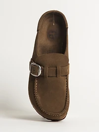 WOMENS BIRKENSTOCK BUCKLEY SUEDE NARROW - TAUPE